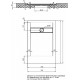 Поддон для душа Aquanet Delight 140x80 белый камень, с сифоном, прямоугольный, низкий