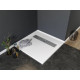 Поддон для душа Aquanet Delight 90x90 белый камень, с сифоном, квадратный, низкий