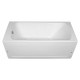 Акриловая ванна Aquanet Roma 150х70 прямоугольная, объем 128 л., с антискользящим покрытием