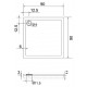 Поддон для душа Aquanet Alfa/Delta cube 90x90 квадратный, низкий
