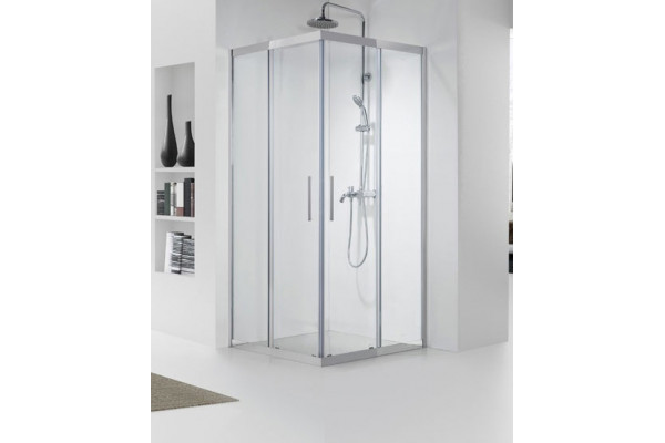 Душевой уголок Aquanet Delta Cube NPE1142 100x100 см квадратный, двери раздвижные