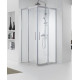 Душевой уголок Aquanet Delta Cube NPE1142 100x100 см квадратный, двери раздвижные