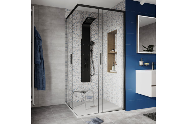 Поддон для душа Aquanet Astra 100x100 с сифоном, квадратный, низкий