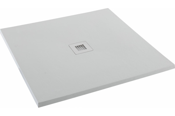 Поддон для душа Aquanet Pleasure NEW 001G 90x90 без сифона, серый камень, квадратный, низкий