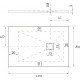 Поддон для душа Aquanet Pleasure NEW 002B 120x80 без сифона, черный камень, прямоугольный, низкий