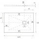 Поддон для душа Aquanet Pleasure NEW 002.1B 120x90 без сифона, черный камень, прямоугольный, низкий