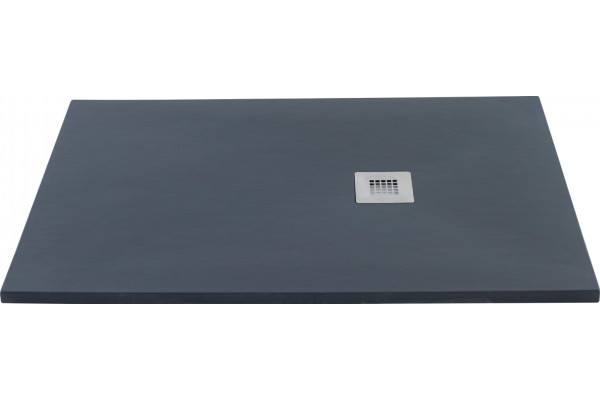 Поддон для душа Aquanet Pleasure NEW 005B 160x80 без сифона, черный камень, прямоугольный, низкий