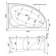 Экран Aquanet Sarezo 160 R