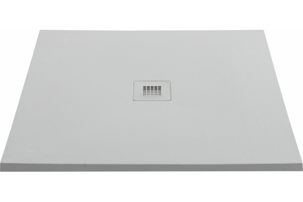 Поддон для душа Aquanet Pleasure NEW 001.1G 100x100 с сифоном, серый камень, квадратный, низкий
