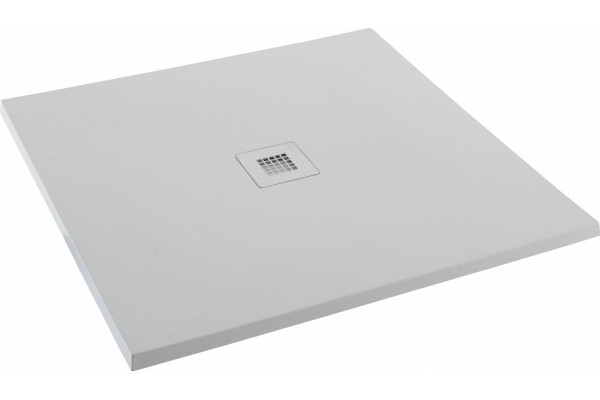 Поддон для душа Aquanet Pleasure NEW 001.1G 100x100 с сифоном, серый камень, квадратный, низкий
