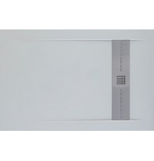 Поддон для душа Aquanet Delight NEW 011G 160x80 серый камень, с сифоном, прямоугольный, низкий