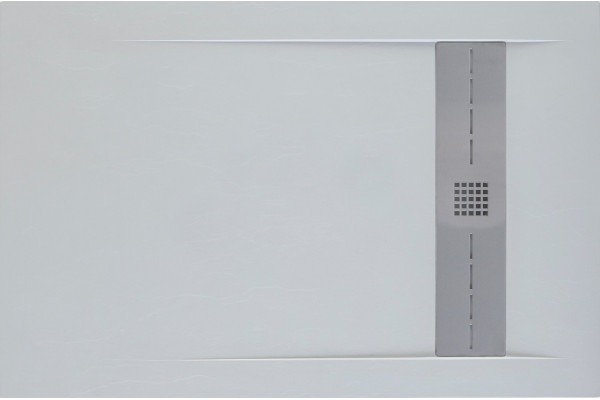 Поддон для душа Aquanet Delight NEW 011G 160x80 серый камень, с сифоном, прямоугольный, низкий