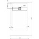 Поддон для душа Aquanet Delight NEW 011G 160x80 серый камень, с сифоном, прямоугольный, низкий