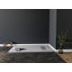 Поддон для душа Aquanet Delight NEW 011G 160x80 серый камень, с сифоном, прямоугольный, низкий