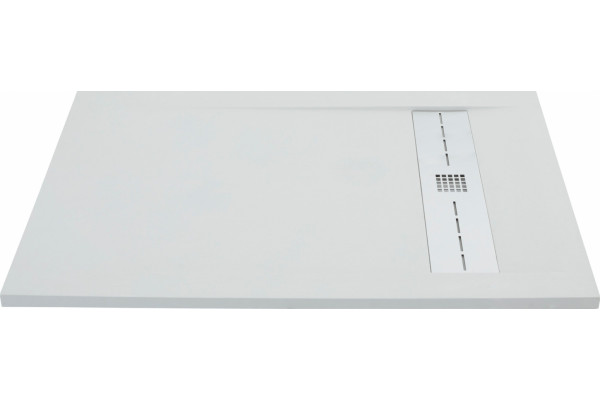 Поддон для душа Aquanet Delight NEW 011G 160x80 серый камень, с сифоном, прямоугольный, низкий