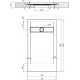 Поддон для душа Aquanet Delight NEW 009B 140x80 черный камень, без сифона, прямоугольный, низкий