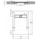 Поддон для душа Aquanet Delight NEW 008G 120x80 серый камень, без сифона, прямоугольный, низкий