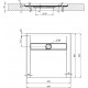 Поддон для душа Aquanet Delight NEW 007G 90x90 серый камень, без сифона, квадратный, низкий