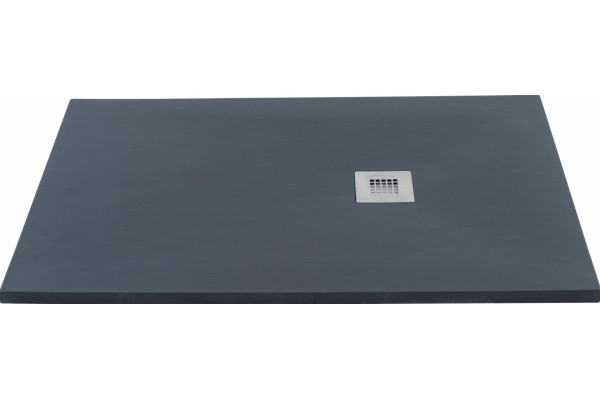 Поддон для душа Aquanet Pleasure NEW 002B 120x80 с сифоном, черный камень, прямоугольный, низкий