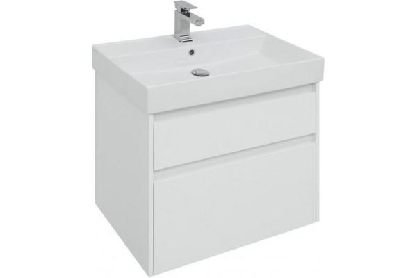 Тумба для комплекта Aquanet Nova Lite 75 2 ящика подвесная,  в современном стиле