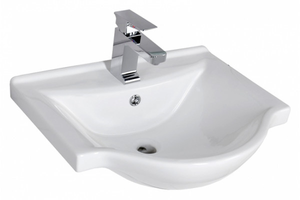 Мебельная раковина Aquanet Everson ECB58551 55 см цвет белый, на тумбу