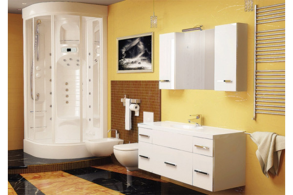 Шкаф Aquanet Данте 25 с ящиками, ручки хром