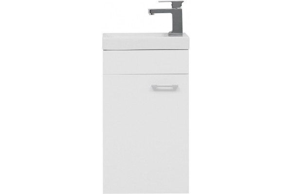 Тумба с раковиной Aquanet Нота 40 L, Moduо, подвесная, с дверками