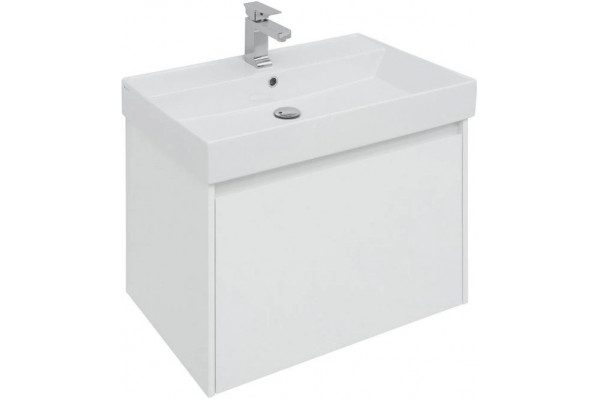 Тумба с раковиной Aquanet Nova Lite 75 1 ящик, подвесная,  в современном стиле