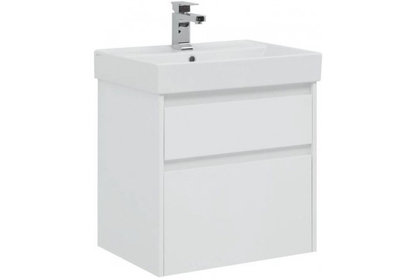 Тумба для комплекта Aquanet Nova Lite 60 2 ящика подвесная,  в современном стиле