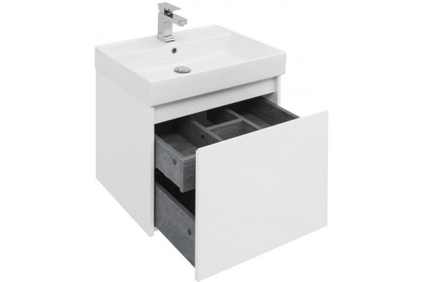 Тумба с раковиной Aquanet Nova Lite 60 1 ящик, подвесная,  в современном стиле