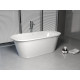 Акриловая ванна Aquanet Smart 260047 170, белая, овальная, отдельностоящая