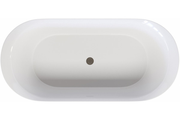 Акриловая ванна Aquanet Smart 260047 170, белая, овальная, отдельностоящая