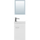 Тумба с раковиной Aquanet Нота 40 R, Moduо, подвесная, с дверками