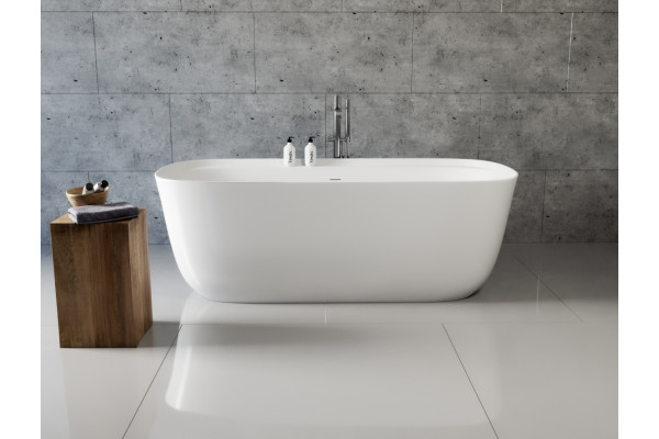 Акриловая ванна Aquanet Fine 260045 170, белая, овальная, отдельностоящая