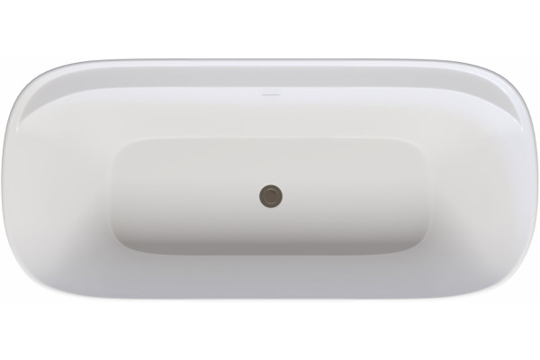 Акриловая ванна Aquanet Fine 260045 170, белая, овальная, отдельностоящая