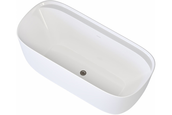 Акриловая ванна Aquanet Fine 260045 170, белая, овальная, отдельностоящая