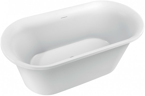 Акриловая ванна Aquanet Smart 260053 170x80, белая матовая, овальная, отдельностоящая
