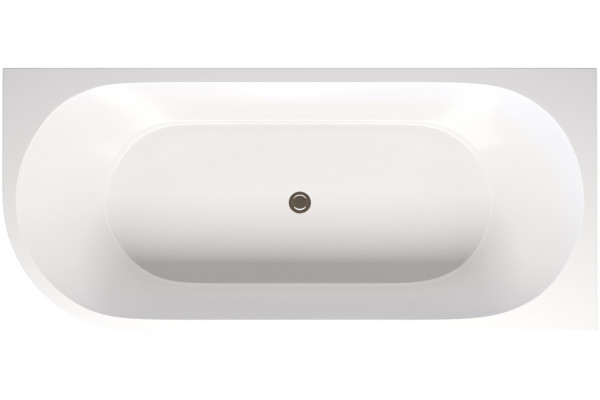 Акриловая ванна Aquanet Elegant B 260055 180, белая матовая, асимметричная, объем 230 л.