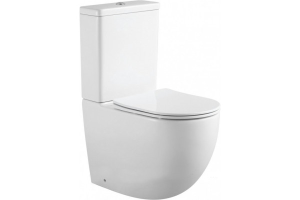 Унитаз-компакт Aquanet Cetus 2.0 С1 rimless белый, 36.5x62 см