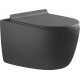 Унитаз подвесной Aquanet Cetus-GW 287009 безободковый, с микролифтом, серый матовый, 36.5x54 см