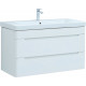 Тумба для комплекта Aquanet София 105 2 ящика подвесная, глянцевая
