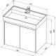 Мебель для ванной Aquanet Nova Lite 75 дуб рустикальный, с дверками, матовая, с доводчиками