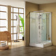 Душевая кабина Aquanet Passion S 2.0 263869 90x90, профиль хром, стекло прозрачное, квадратная, поддон средний