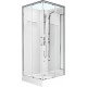 Душевая кабина Aquanet Passion S 2.0 263869 90x90, профиль хром, стекло прозрачное, квадратная, поддон средний