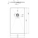 Поддон для душа Aquanet Pleasure ATS-140x80U-W прямоугольный, низкий