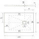 Поддон для душа Aquanet Pleasure ATS-120x90U-W прямоугольный, низкий