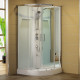 Душевая кабина Aquanet Passion R 2.0 263868 90x90, профиль хром, стекло прозрачное, четверть круга, поддон средний