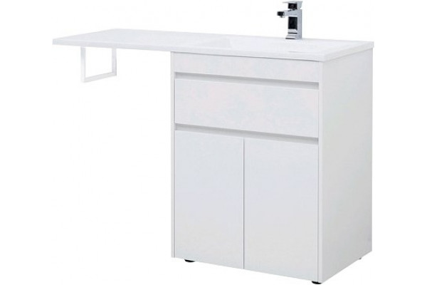 Мебель для ванной Aquanet Токио 68 1 ящик, 2 двери R, напольная, глянцевая