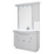 Зеркало-шкаф Aquanet Фредерика new 125 правое, с подсветкой, фурнитура кристаллы Swarovski