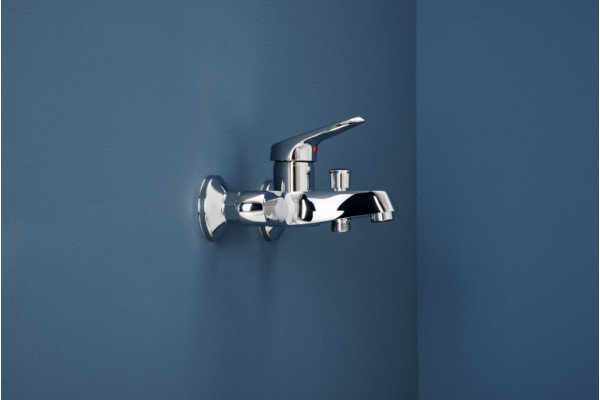 Смеситель Aquanet Round Handle SD90701 для ванны с душем, однорычажный, хром